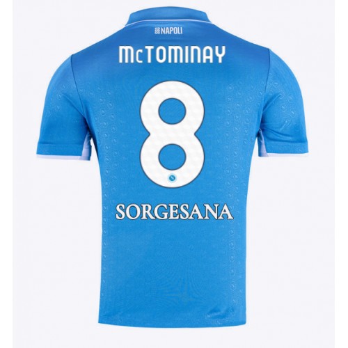 Fotballdrakt Herre SSC Napoli Scott McTominay #8 Hjemmedrakt 2024-25 Kortermet